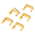 5PCS Violin Fine Tuner Golden Metal Glossy Violin Fine Tuning Access FB9. 