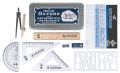 Oxford Mathematical Instrument Set (Oxford Math Set / Geometry Set Spicily for School and higher education students) High quality mathematical instrument box. 