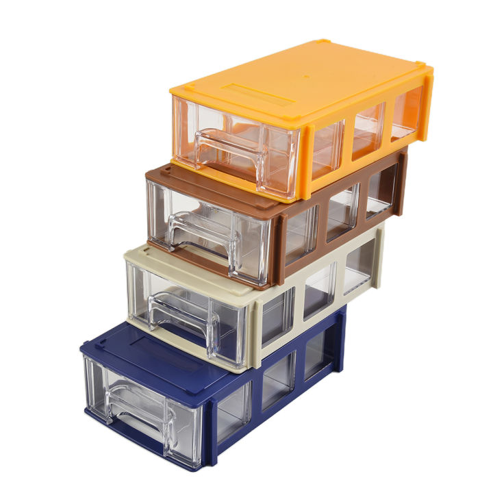 Stackable Plastic Hardware Parts Storage Box Component Screws Toolbox ...