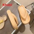 【Miga Plaza】Oeak Summer Women EVA Flip-flops Sandals Slippers Soft Thick Sole Slippers Home Bathroom Couples Non-slip Bath Slippers. 