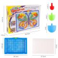 Creative Mosiac Art Bead Craft Set, 296 Pieces. 