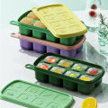 1Pc 8 Cell Food Grade Silicone Mold Ice Grid With Lid Ice Case Tray Making Mold MLK. 