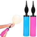 Rocket Balloon Pump Manual Air Inflator for Balloons, Exercise Yoga Balls, Pool Floats, Hopper Animals, (Random Colour & Design). 