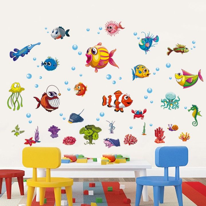 %E3%80%90IKE%E3%80%91Cartoon%20Underwater%20World%20Wall%20Stickers%20for%20Kids%20Children's%20Room%20Bedroom%20Decoration%20Removable%20Waterproof%20Wallpapers%20-%20Image%205