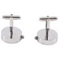 Mechanical Watch Movement Cufflinks for Mens Shirt Cuff Functional Watch Mechanism Cuff Modeling Cufflinks Easy Install Easy to Use. 