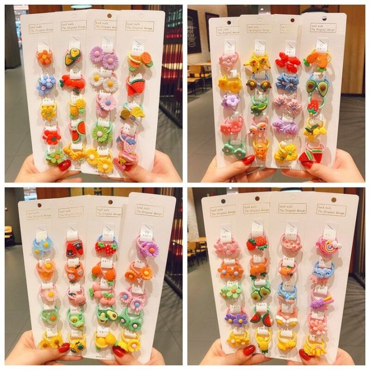 20%20pcs%20Cute%20Cartoon%20Elastic%20Hair%20Ties%20Candy%20Color%20Decorative%20Accessories%20For%20Girl%20-%20Image%204
