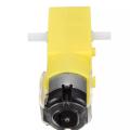 Your Bot Dc Bo Dual Shaft Smart Car Robot Gear Motor For Arduino (Yellow). 