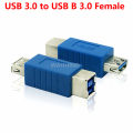 【Best Lrice】USB 3.0 A Female to USB B 3.0 Female Printer Cable Adapter Connector High Speed Sync Data Charger Print Cable Converter HY1518. 