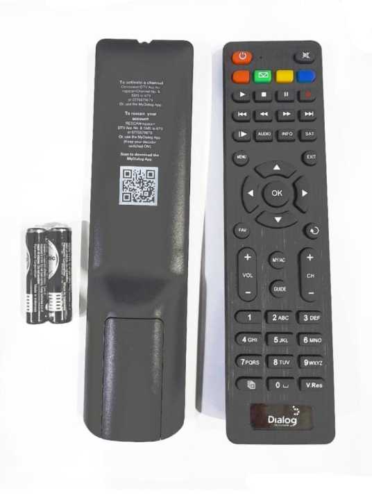 Dialog Television Remote Controller