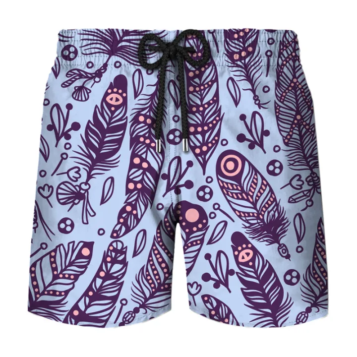 Colorful%20Feathers%203D%20Printing%20Graphic%20Board%20Shorts%20Pants%20Men%20Casual%20Hawaii%20Beach%20Shorts%20Quick%20Dry%20Swimsuit%20Cool%20Surf%20Swim%20Trunks%20-%20Image%203