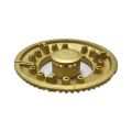 Gas Cooker Double Burner Ring And Top Brass Burner Set. 