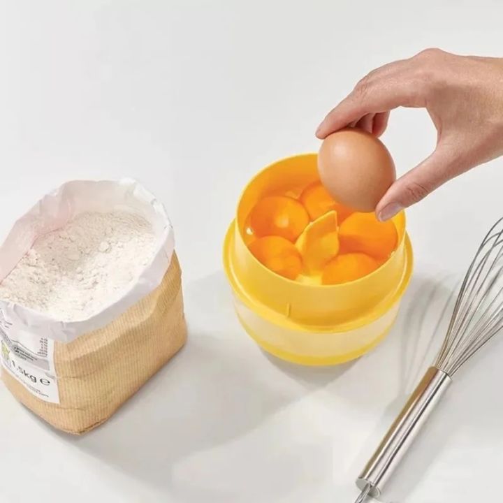 Egg Cooker Egg Yolk Separator Unique Egg White Yolk Filter Egg Steamer DIY Handmade Dessert Baking Kitchen Accessories Egg Tools