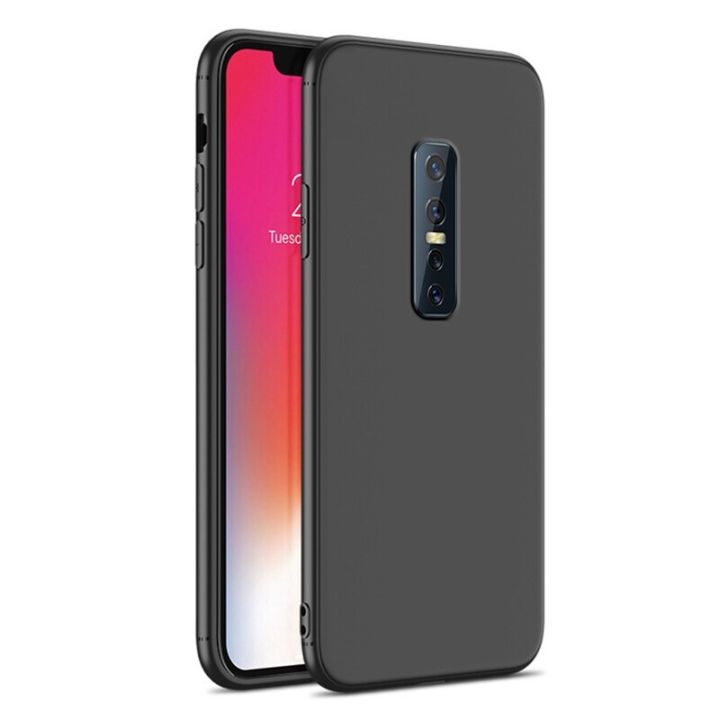 lthmy for Vivo V17 Pro 1910 1909 Flexible Soft Matte Black Crystal