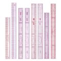 Empire sewing ruler and French curve, used for pattern making drafting, transparent plastic fashion designer ruler pieces assemb. 