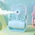 Camping Fan Cooling Fan Two Speeds Spray 5 Speeds Low Noise Personal Misting Fan Portable Table Cooling Fan for Travel Indoor Hiking Outdoor. 