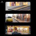 1/64 Scenery Diorama Parking Lot Models Scenery Model Car Display. 