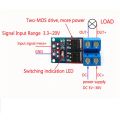 10PCS DC 5V-36V 15A(Max 30A) MOSFET MOS FET Trigger Switch Driver Module 0-20KHz PWM Regulator Control Panel. 