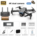 E99 Pro Drone With HD Camera - 4K Dual Camera 25 Minutes 200M Distance Headless Model Night Flying WIFI Foldable Drone. 