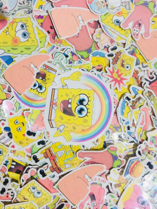 20/40pcs%20Spongebob%20Stickers%20Square%20Pants%20American%20Animation%20Stickers%20for%20Laptop%20Scrapbook%20Journal%20Kids%20Girls%20Boys%20Stickers%20-%20Image%202
