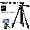 TF-3120 105cm Lightweight Tripod with Bag for Smart Phone Camera DSLR. 