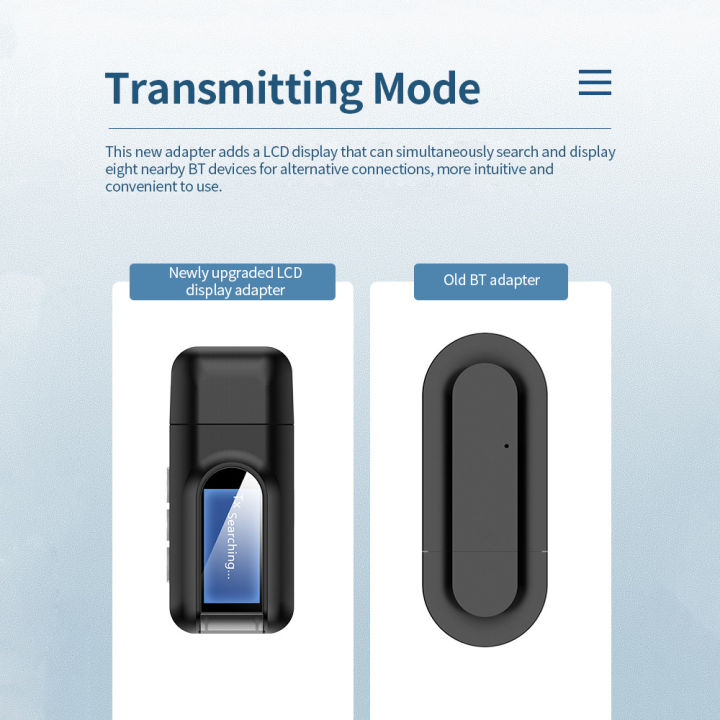 T11%20BT%205.0%20Audio%20Receiver%20Transmitter%20with%203.5mm%20LCD%20Screen%203.5%20AUX%20Stereo%20USB%20Plug%20Wireless%20Adapter%20for%20Car%20PC%20TV%20Headset%20-%20Image%205