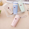 Portable 300ml Thermos Bottle Healthy Plastic Wheat Fiber Cup Double Layer Thermal Mug Office Coffee Tea Water Bottle Travel Mug TAOPA. 