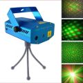 Mini Laser Light Disco Light Projector Stage Lighting Table Lamp - (Green Colour Lazer Only). 