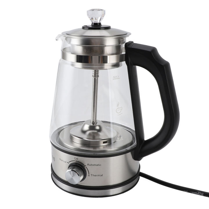 Automatic Tea Brewing Pot Electric Tea Maker 4 Gears Button US Plug