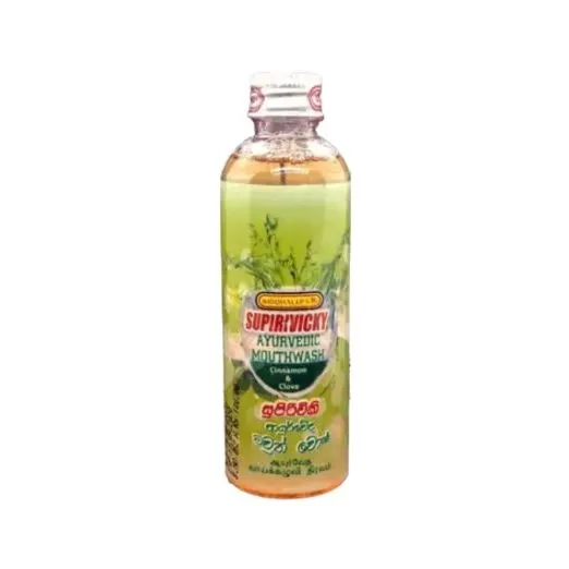 Siddhalepa Supirivicky Ayurvedic Mouthwash - Herbal Mouth Rinse for Fresh Breath and Oral Health Hygiene Healthy gums Natural Effective Oral Care Solution - 100ml