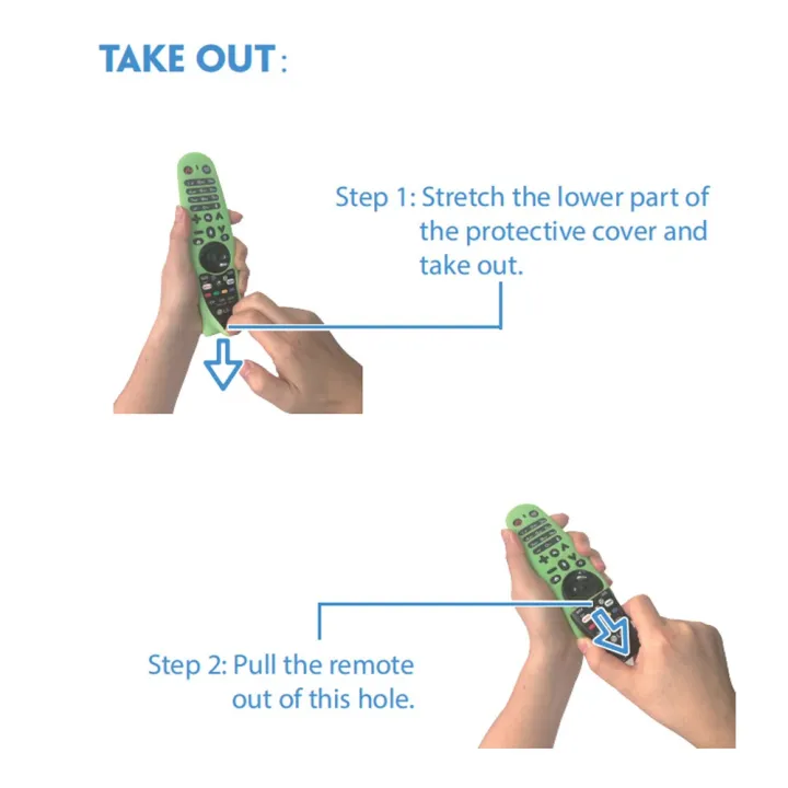 PEARL%20LG%20AN-MR600%20AN-MR650%20AN-MR18BA%20AN-MR19BA%20Universal%20Protective%20Case%20Anti-drop%20Silicone%20Cover%20Remote%20Controller%20Protector%20TV%20Accessories%20Waterproof%20Non-slip%20Shockproof%20Soft%20Shell%20Remote%20Control%20Skin/Multicolor%20-%20Image%206