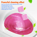 5pcs Pink Toilet Cleaning Effervescent Tablet Toilet Fast Removal of Urine Stains Deodorant Yellow Dirt Toilet Cleaning Tool. 