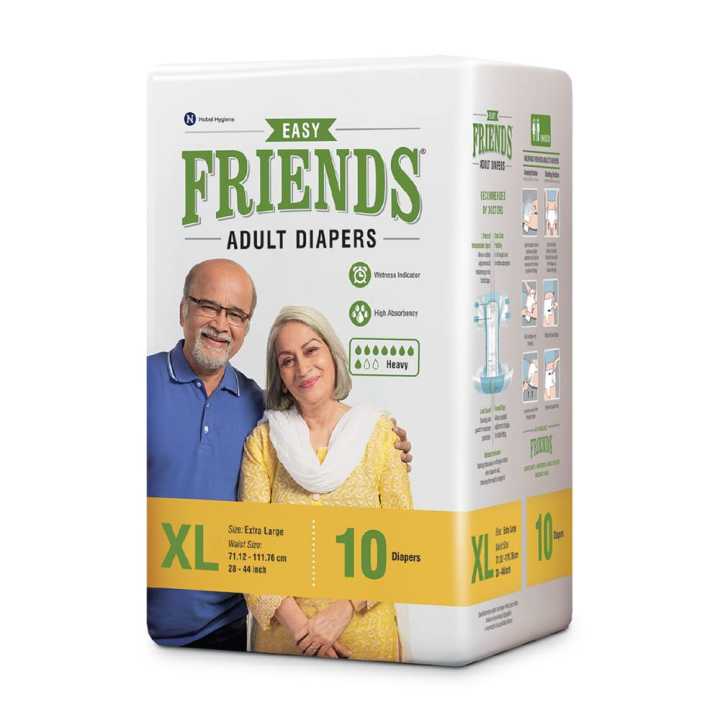 Friends Adult Diapers (XL) 10'S