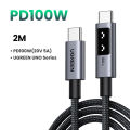UGREEN 60W 100W 240W USB-C Cable Type C to C Fast Charging Cable USB2.0 Aluminum Braided Cable for iPhone 15 Series SAMSUNG S24 S23 Ultra iPad Pro Macbook MacBook Air 2020 Matebook iPad Pro infinix 3m 2m 1m 0.5m. 