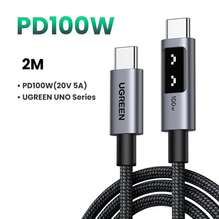 UGREEN%2060W%20100W%20240W%20USB-C%20Cable%20Type%20C%20to%20C%20Fast%20Charging%20Cable%20USB2.0%20Aluminum%20Braided%20Cable%20for%20iPhone%2015%20Series%20SAMSUNG%20S24%20S23%20Ultra%20iPad%20Pro%20Macbook%20MacBook%20Air%202020%20Matebook%20iPad%20Pro%20infinix%203m%202m%201m%200.5m%20-%20Image%208