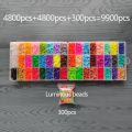 24/48/36 colors box set hama beads 5mm perler Kids 3D puzzles toys fuse beads pegboard sheets paper. 