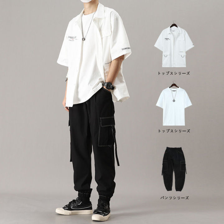 Three-Piece%20Men's%20Clothing%20Summer%20Suit%20Korean%20Fashion%20Junior%20High%20School%20Boys%20Clothes%20All-Matching%20and%20Handsome%20Leisure%20Cargo%20Pants%20-%20Image%208