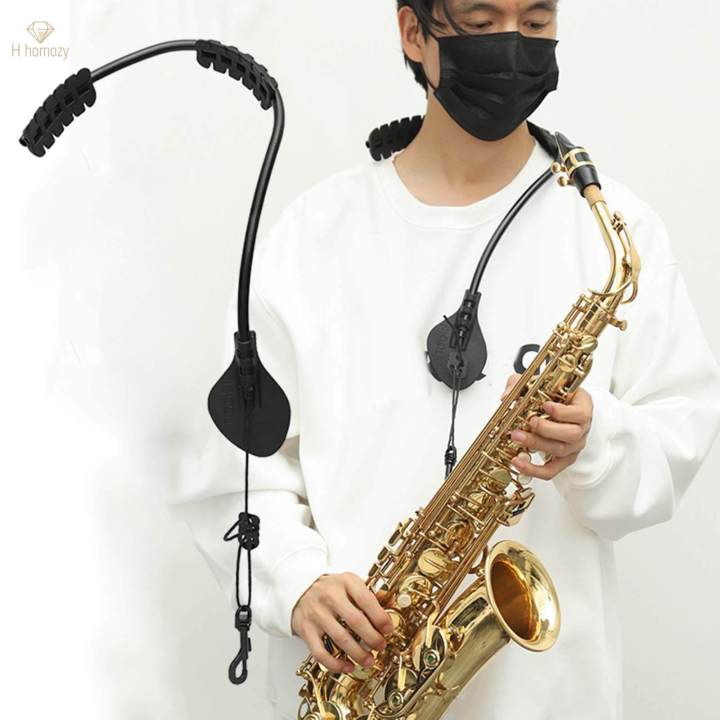 Saxophone Strap Adjustable Neckband Sax Protections Neck Lanyard Breathable