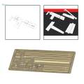 DIY Decoration Weathering Airbrush Stencils Tools for 1/35 Scale Model. 