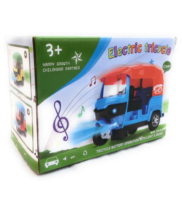 Electric%20Tricycle%20Auto%20Tuk%20Tuk%20Toy%20for%20Kids%20with%20Lights%20&%20Music%20%20Electric%20Three%20Wheeler%20with%20Bump%20&%20Go%20Action%20-%20Image%203