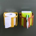 Punch-free Decorative Lightweight Plastic for Toilet Round Paper Storage Box Tissue Basket Paper Holders Roll Paper Rack. 