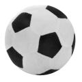 Soccer Sports Ball Throw Pillow Stuffed Soft Plush Toy For Toddler Baby Boys Kids Gift, 8 inch L X 8 inch W X 8 inch H, Black. 