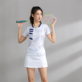 New Badminton Clothing Suit Quick-Drying Breathable Men's and Women's Table Tennis Dress Summer Short-Sleeved Tennis Team Sportswear. 