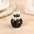 2Pcs Ceramic Penguin Salt And Pepper Shaker Cartoon Spice Container Wedding Party Favor Tabletop Animal Decoration Spice Jar. 