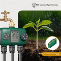 3-Way Automatic Water Timer for Garden Irrigation System with Control, Sprinkler NH3/4Inch External Thread. 