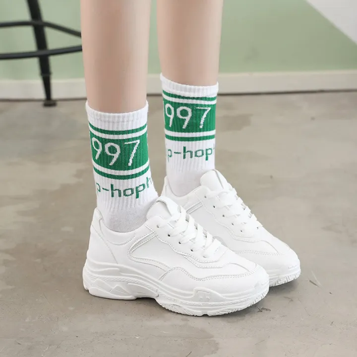 Korean%20fashion%20rubber%20shoes%20for%20women%20sale%20Ladies%20chunky%20sneakers%20Platform%20heels%20sports%20shoes%20-%20Image%204