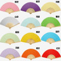 Colorful Paper Fan Handheld Foldable Children Painting Fan Bridal Dancing Photographic Props. 