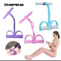 Pull Reducer Body Shape Trimmer Yoga Pull Natural Rubber Reducer Exerciser Fat Buster Home Gym Equipment and Bands Leg Hand Biceps, Legs Ankle Straps for Resistance Training, Physical Therapy,. 