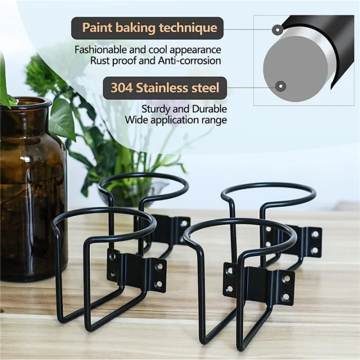 4%20Piece%20Boat%20Cup%20Holder%20Stainless%20Steel%20Universal%20Drink%20Holders%20Black%20Ring%20Cup%20Holders%20for%20Boat%20Truck%20RV%20-%20Image%203