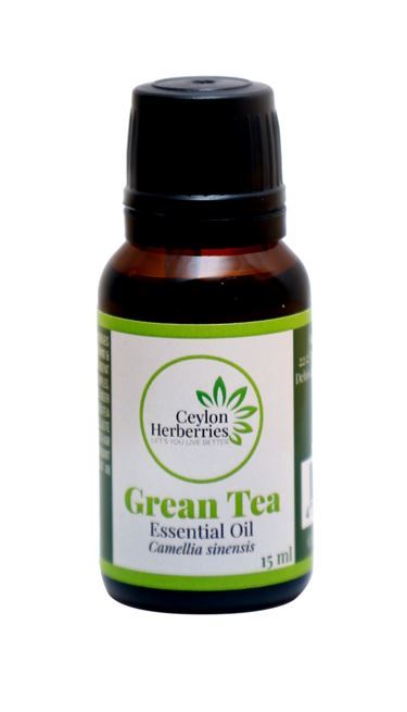 Ceylon Herberries Green Tea Essential Oil - Ceylon Herberries/100 % Pure (Available In 15 Ml And 30 Ml Bottles)