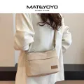 MATEYOYO Women's Bag Solid Shoulder Bag Cross-body Bag Waterproof Bag Multi Layer Large Capacity Bag Lightweight Portable Adjustable Shoulder Straps For Traveling Shopping Outdoor. 